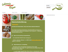 Tablet Screenshot of culinaria-vegan.de